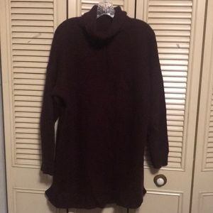 Lands End  purple long sleeve sweater